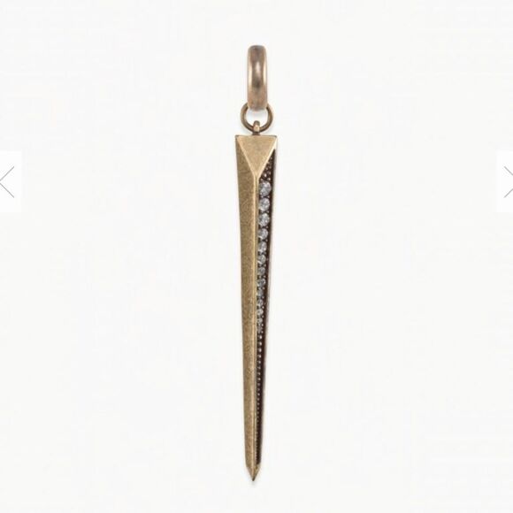 KENDRA SCOTT Mixed Metals 3 Charm Necklace - Picture 14 of 14